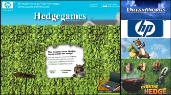 Puzzle site for Over the Hedge